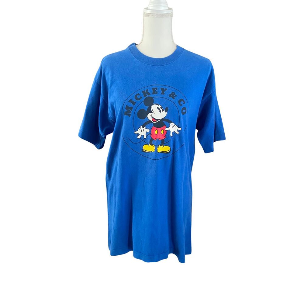 VTG Disney Mickey Mouse & Co T-Shirt Single Stitch Men’s Large 90s